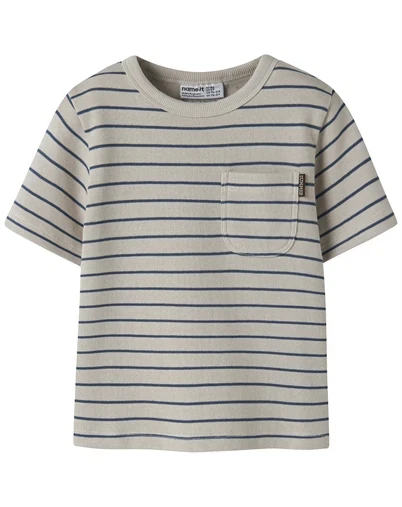 Name It - NMMHakan Strikket T-Shirt - Chateau Gray